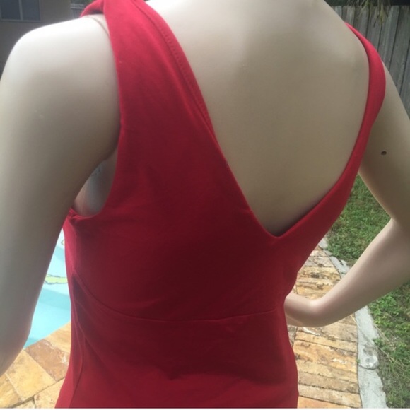 Express Red Tank Top - Picture 3 of 7
